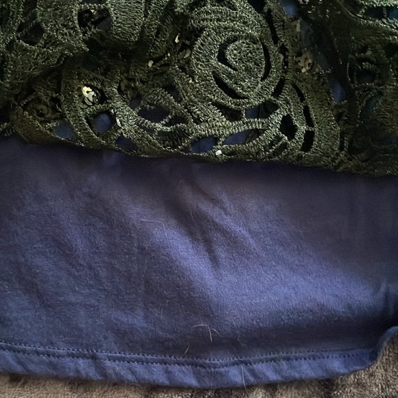 Women’s Express Navy/Black Sequins Tank Top - NWT - Size S - Picture 5 of 6